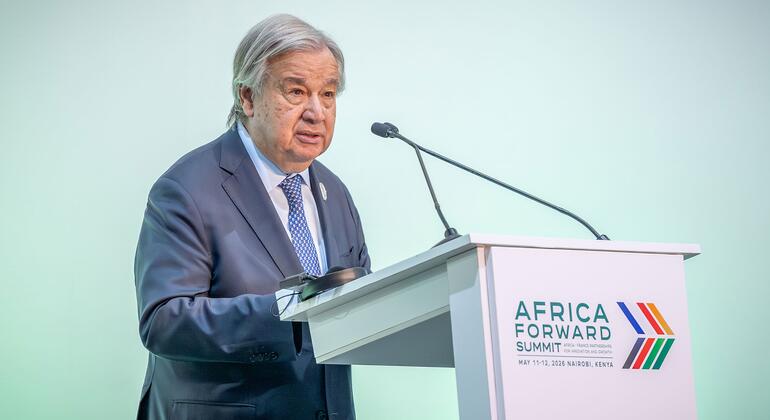 Guterres highlights Africa’s leadership in summit speech in Nairobi Guterres highlights Africa's leadership in summit speech in Nairobi