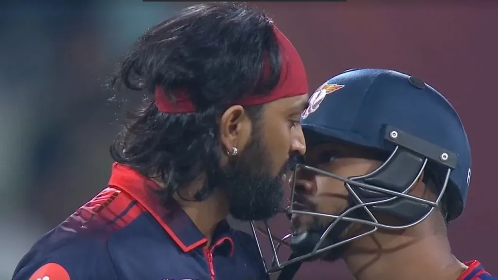 Heated altercation between Nicholas Pooran and Krunal Pandya during LSG vs RCB IPL 2026 clash