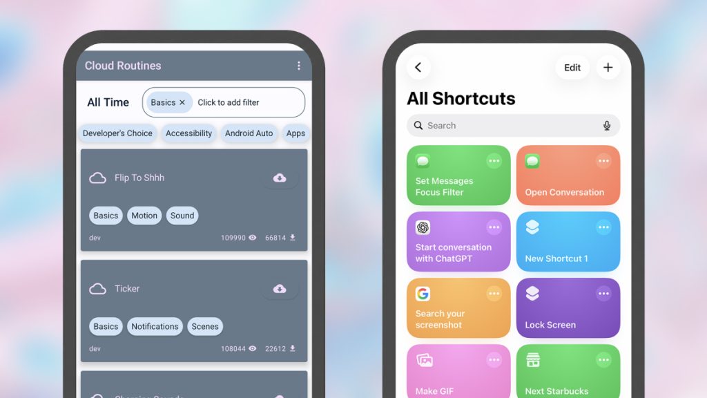 How Android's Tasker app stacks up against Apple Shortcuts (and how to use each)