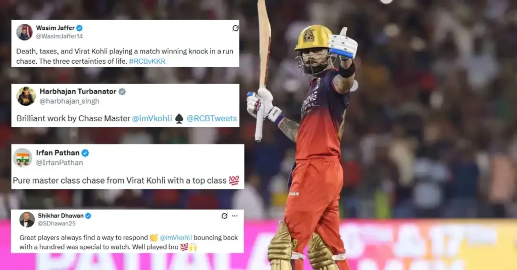 IPL 2026: Thanks to Virat Kohli's brilliant century, RCB beats KKR to top spot, fans get excited