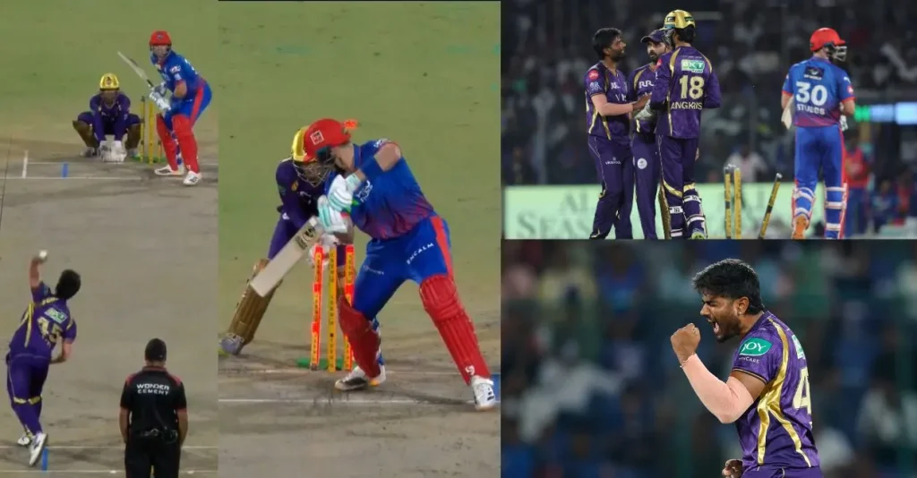 IPL 2026 (Watch): Anukul Roy beats Tristan Stubbs spectacularly during DC vs KKR clash