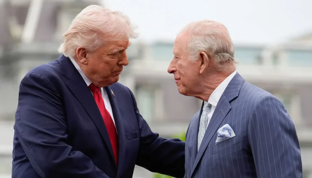 In Donald Trump's meeting, King Charles proved that less can be said more.