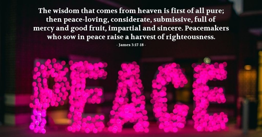James 3:17-18 — Verse of the Day for Tuesday, May 19, 2026