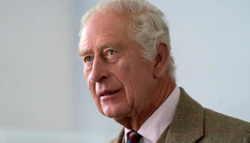 King Charles shares emotional moment with cancer patients