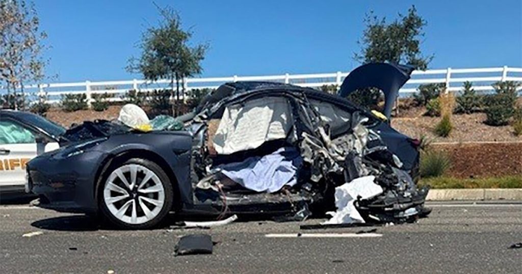 Lawsuit: Riverside deputy killed Tesla driver, fiancee in high-speed crash