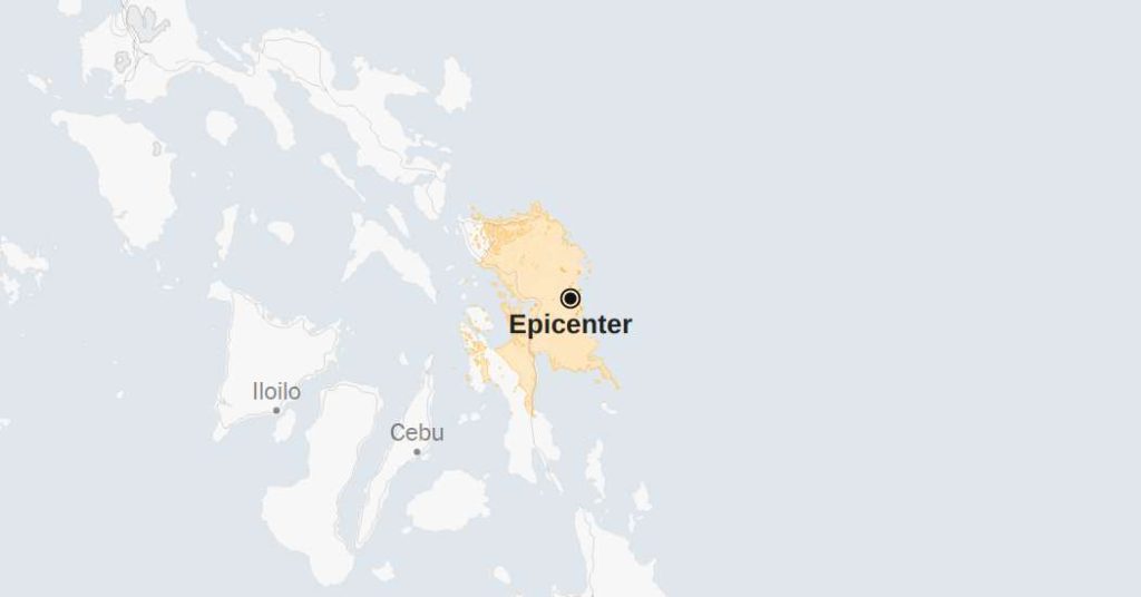 Map: 6.0 magnitude earthquake shakes the Philippines
