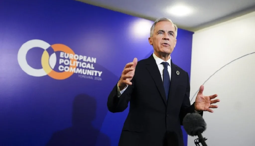 Mark Carney says Europe can rebuild global order amid NATO tensions and US troop withdrawal