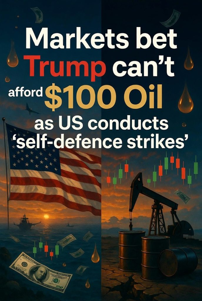 Markets bet Trump can't buy $100 oil as US launches 'self-defense attacks'
