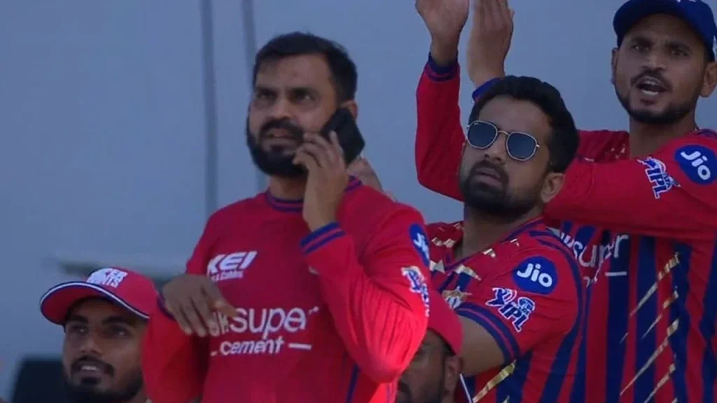 Match fixing rocks CSK vs LSG IPL 2026 match! Lucknow Super Giants staff member seen on call in dugout