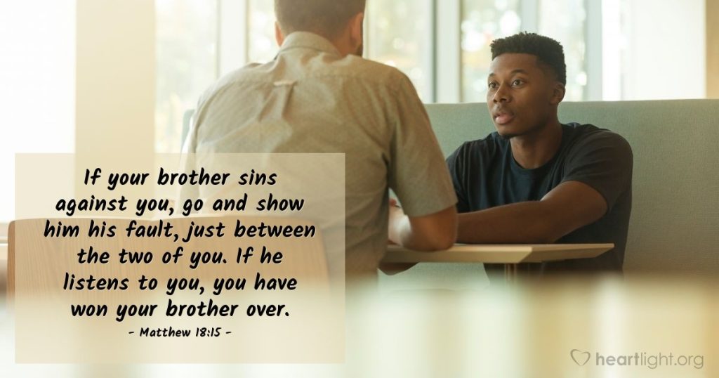Matthew 18:15 — Verse of the Day for 05/10/2026