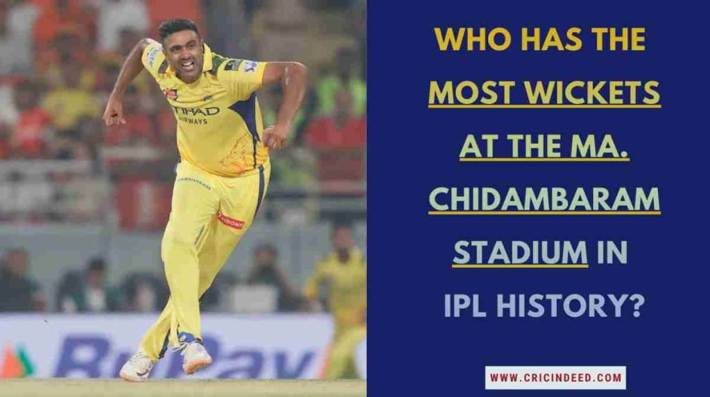 Most wickets in IPL at MA Chidambaram Stadium (Chepauk)