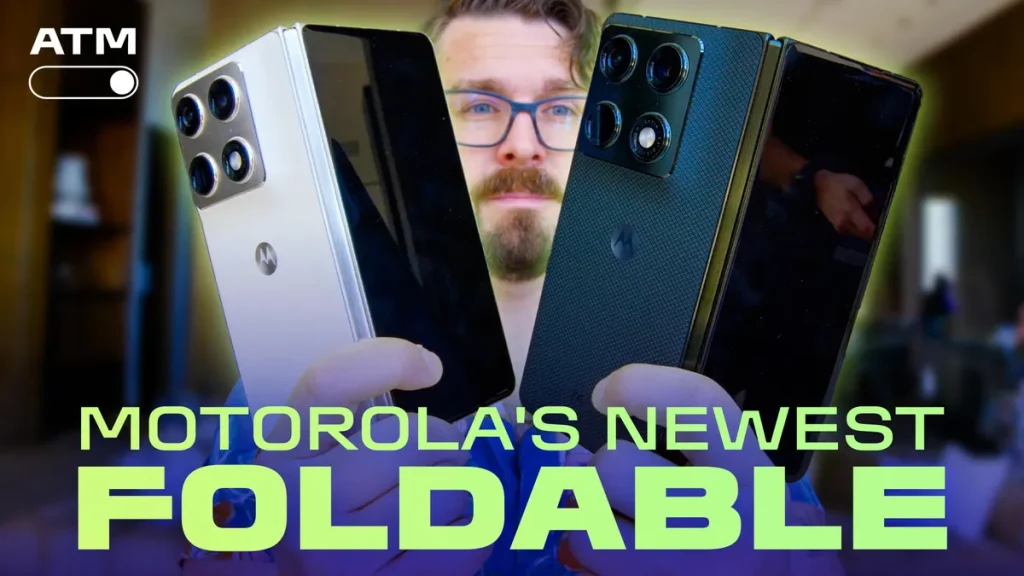 Motorola's Razr Fold is great with a bright screen and a big battery Video