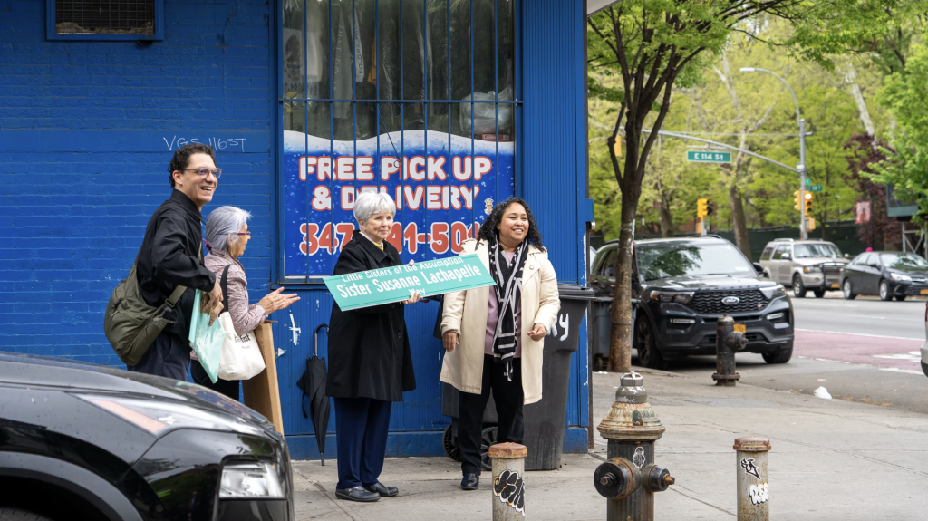 New York City street gets a new name: Sister Suzanne LaChapelle Way