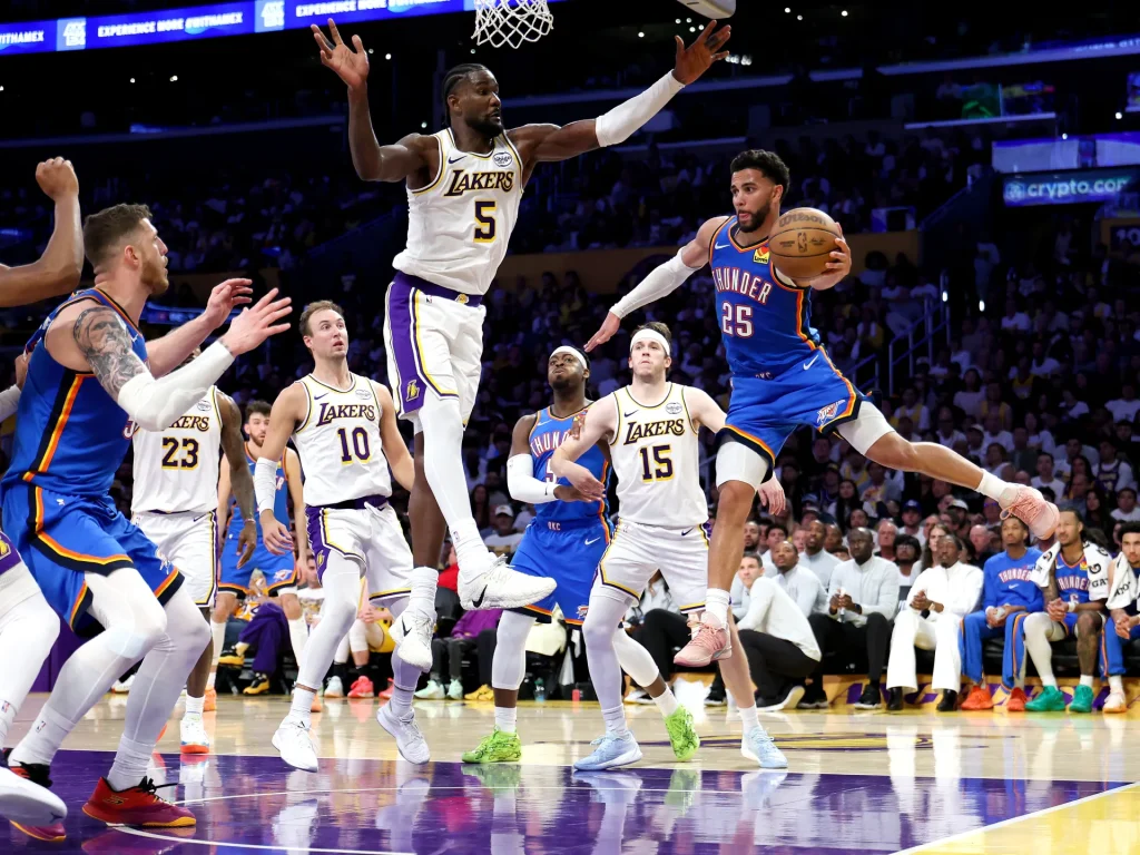 OKC Thunder sweep LA Lakers 3-0 in NBA playoff series basketball