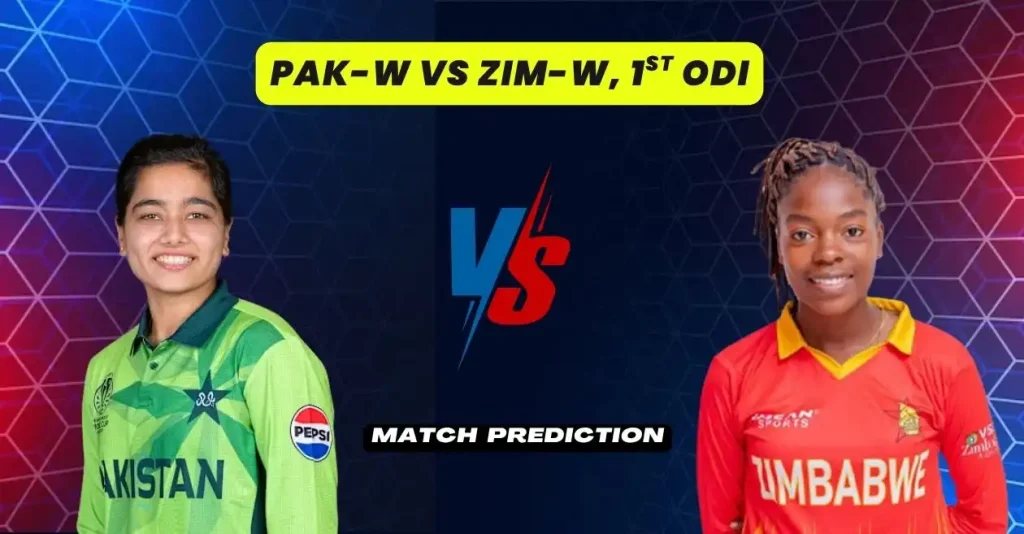 PAK-W vs ZIM-W, 1st ODI, Match Prediction: Who will play today's game between Pakistan Women and Zimbabwe Women?