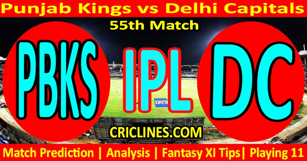 PBKS vs DC-Today Match Prediction-IPL Match Today 2026-55th Match-Venue Details-Dream11-Toss Update-Who Will Win