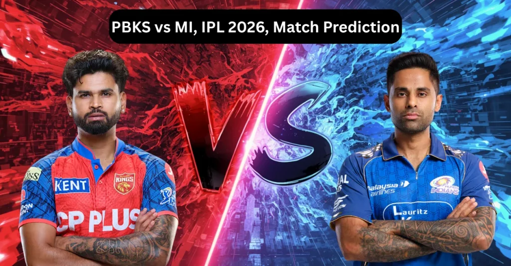PBKS vs MI, IPL 2026, Match Prediction: Who will win today's game between Punjab Kings and Mumbai Indians?