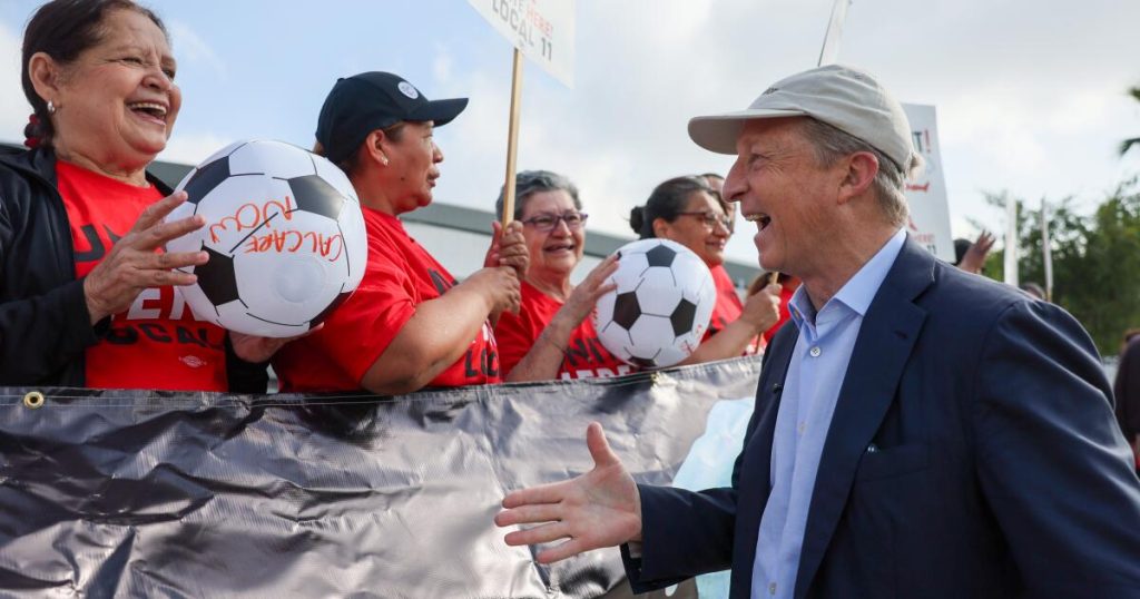 PG&E is behind gubernatorial candidate Tom Steyer. he welcomes the fight