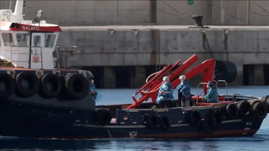 Passengers from the Hantavirus-affected cruise ship started disembarking from the ship. Health