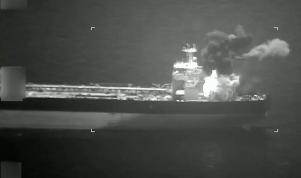 Pentagon releases video of attack on Iranian oil tankers. oil and gas