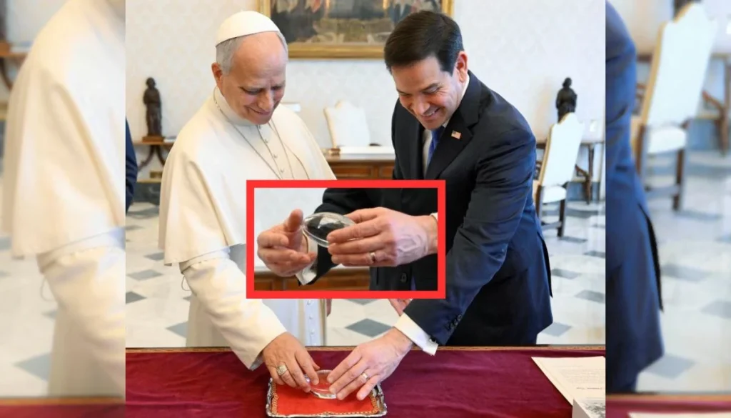 Pope Leo and Rubio exchange symbolic gifts to improve ties at Vatican meeting