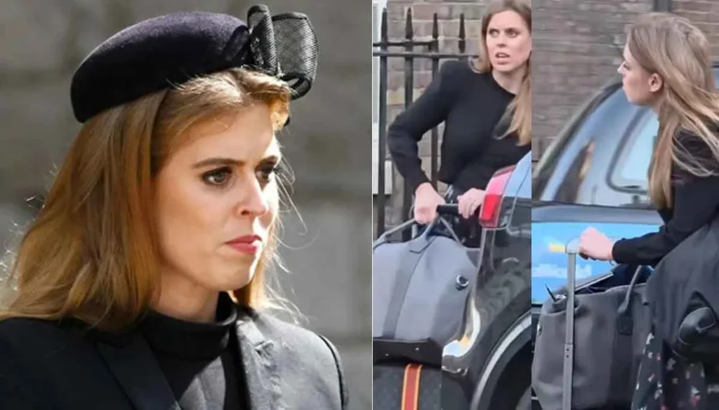 Princess Beatrice packs her bags and leaves without husband and children