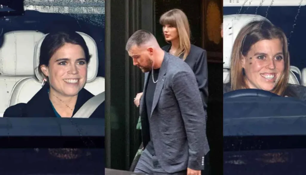 Princess Eugenie and Beatrice join Taylor Swift at Poppy Delevingne's birthday party