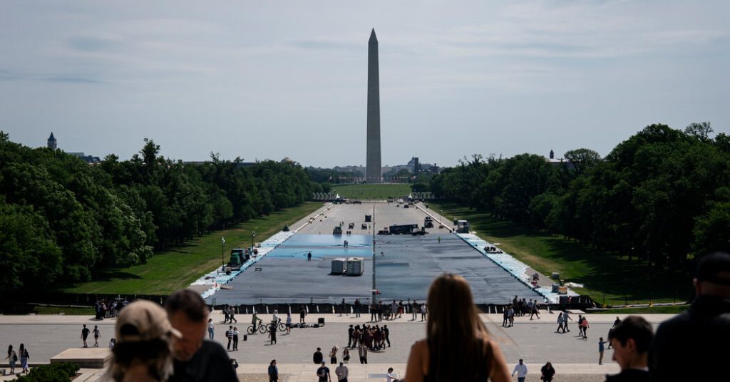 Repairs to the reflecting pool will cost $13.1 million. Trump promised $1.8 million.