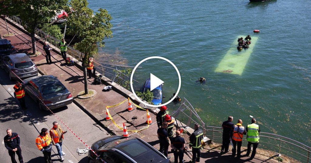 Student driver crashes bus into Seine river