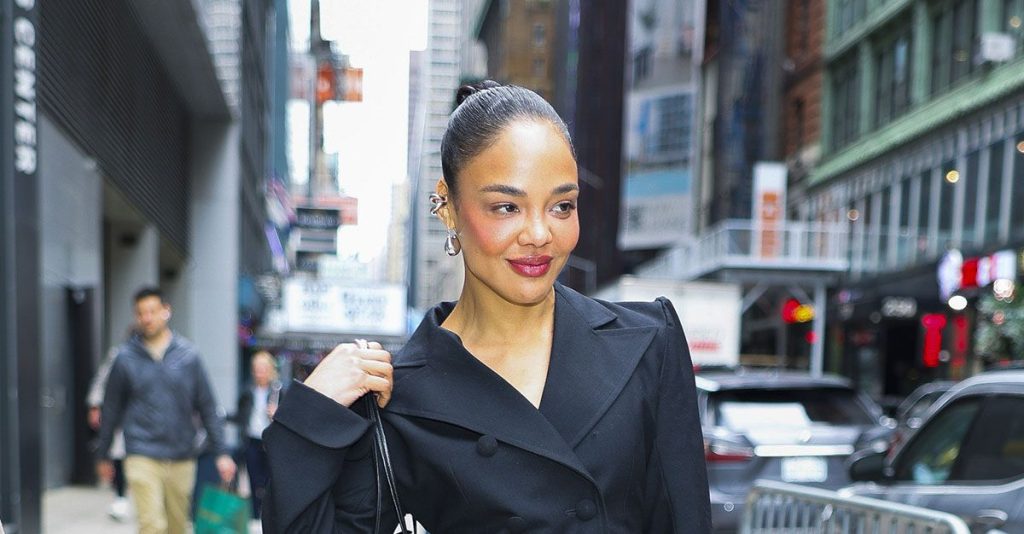 Tessa Thompson recently wore the hottest blazer trend of 2026