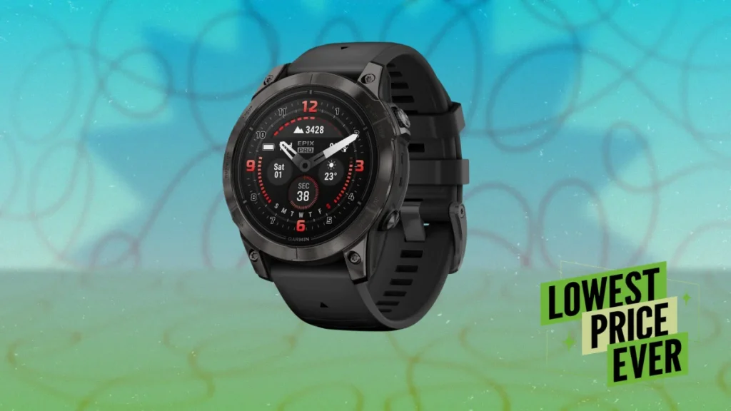 The Garmin Epics Pro smartwatch is half off right now The Garmin Epics Pro smartwatch is half off right now