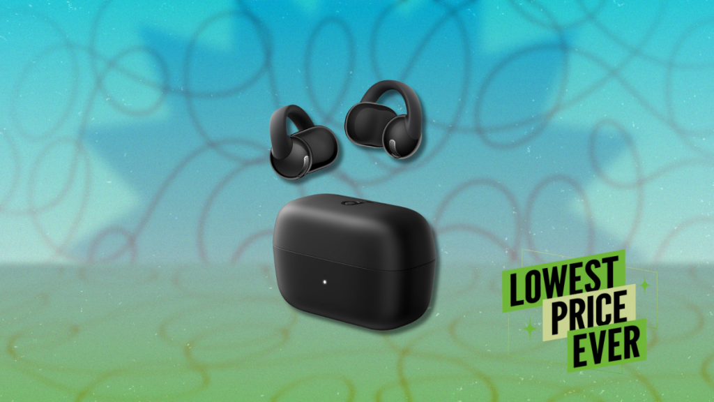 The Soundcore C50i Open Ear Earbuds are $40 now