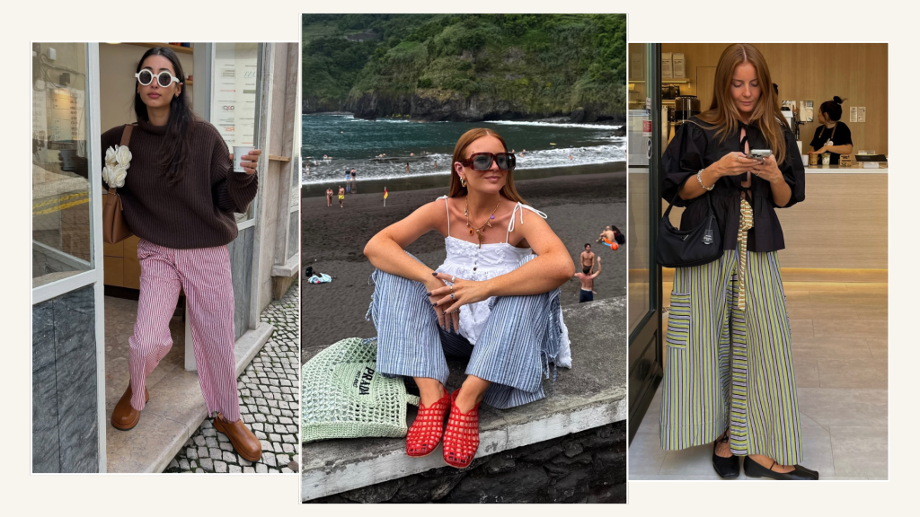 The striped trouser trend is going to be everywhere