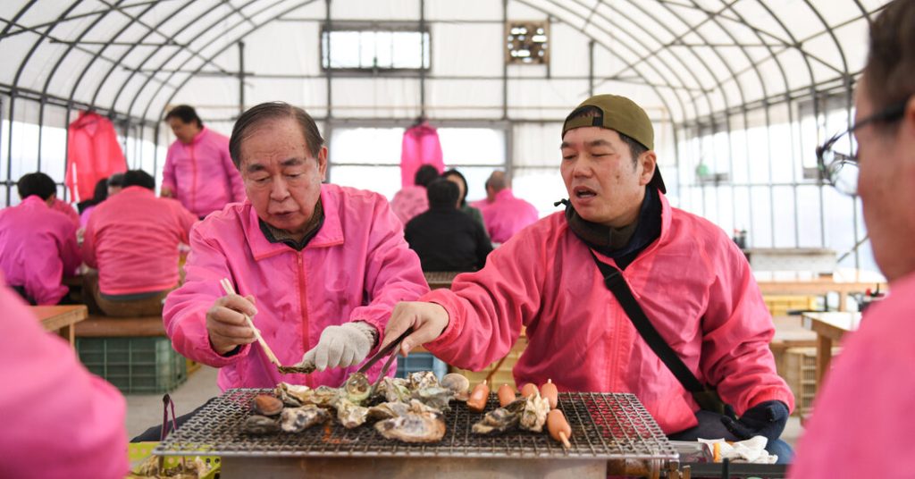 These Japanese oyster farmers know how to throw a good party and everyone is invited