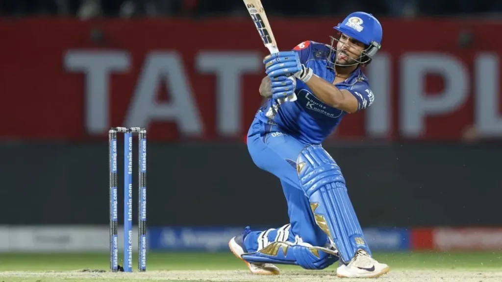 Tilak Verma absolutely destroyed Yuzvendra Chahal with a 106 meter long six; send the ball out of the ground
