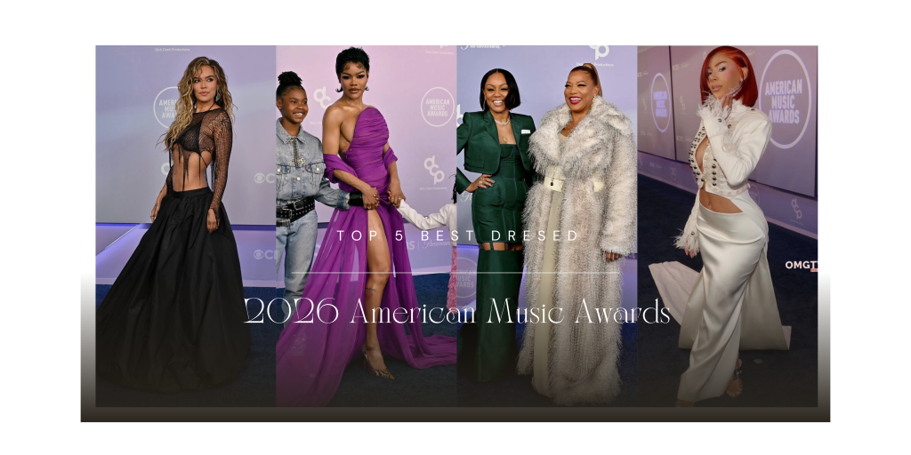 Top 5 Best Dressed at the 2026 American Music Awards in Las Vegas: Queen Latifah in Christian Siriano, Teyana Taylor in Purple Baleniaga, Mariah the Scientist, & More!