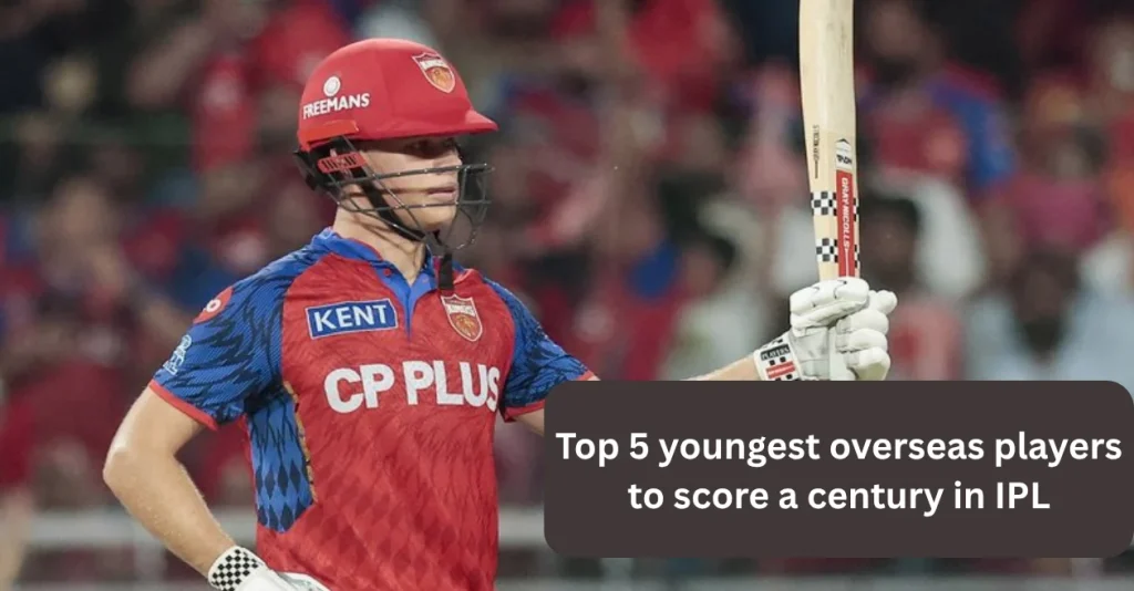 Top 5 youngest foreign players to score a century in IPL. cooper connolly