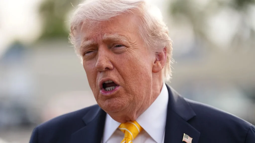 Trump warned Iran it has 'not paid a high price' as he vowed to review the regime's 'Strait of Hormuz management plan'.
