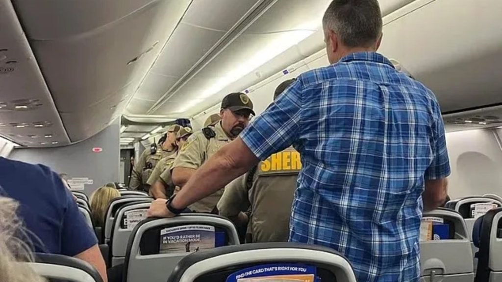 United Airlines plane makes emergency landing after 'unruly passenger tries to enter cockpit while speaking Russian'