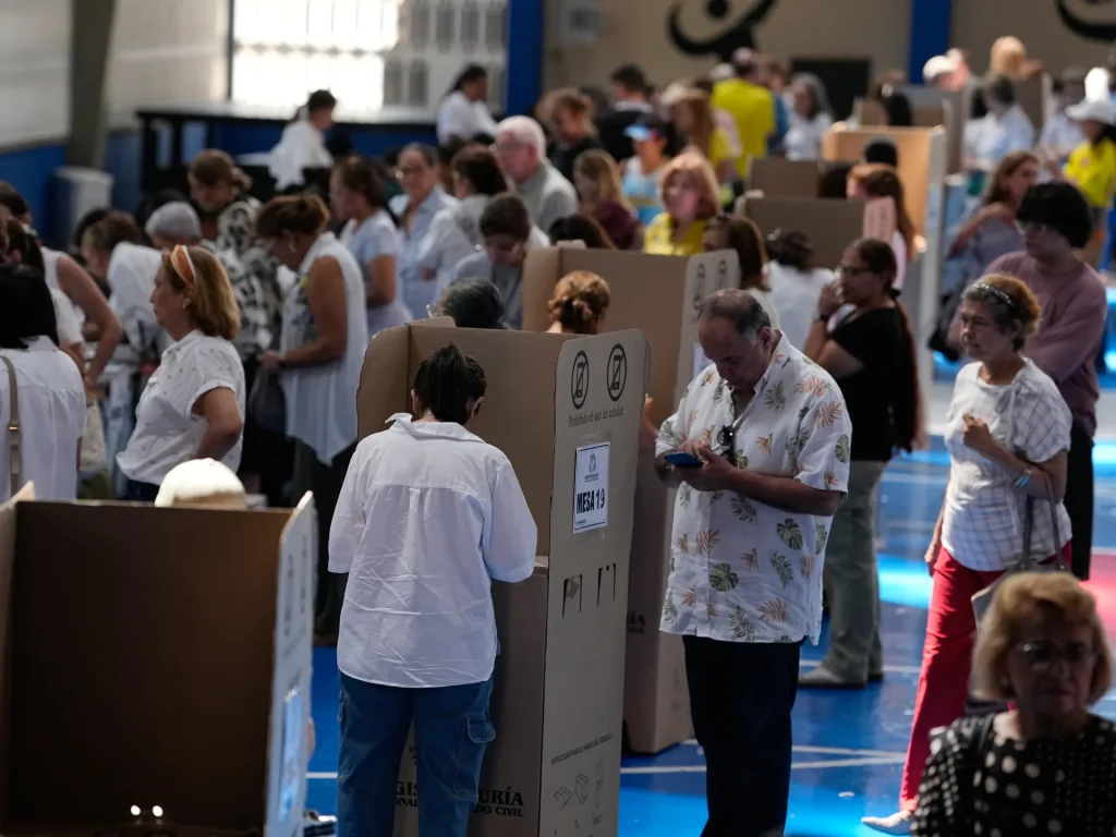 Voting begins for Colombia's decisive presidential election. election