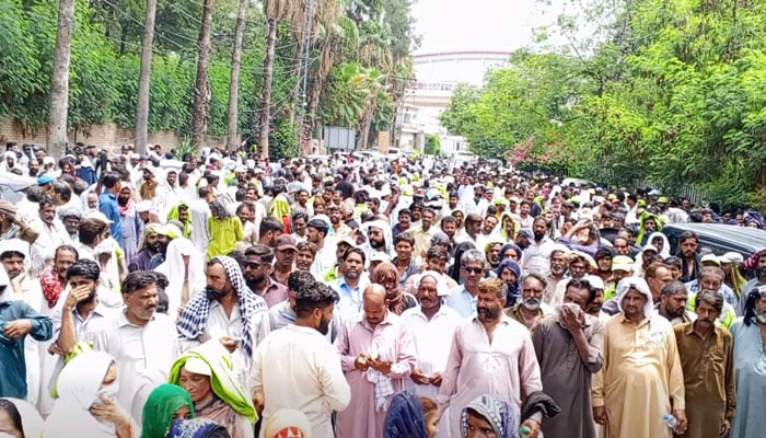 An image from RWMC and MC employees protest on July 30, 2026. — Screengrab via Facebook@askaribalti
