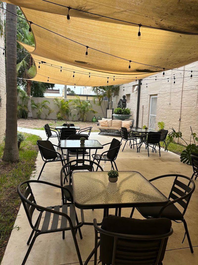 The Outdoor Patio Seating Area