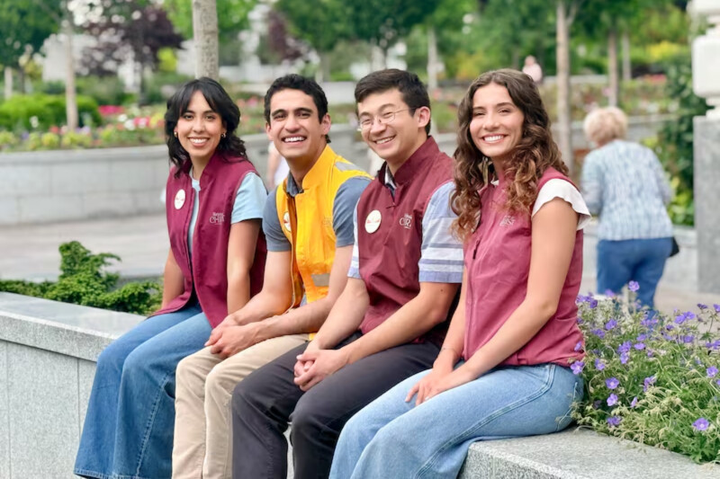 Young-adult volunteers for the Salt Lake Temple Celebration in 2027.